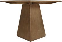 Load image into Gallery viewer, Atrium - Glass Top And Wood Base Dining Table