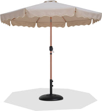 Load image into Gallery viewer, Amalfi - Patio Umbrella - Black Base / Light Brown Pole