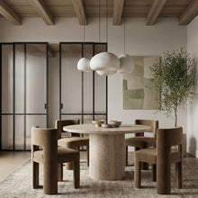 Load image into Gallery viewer, Rapallo - 43" Concrete Indoor/Outdoor Dining Table - Travertine
