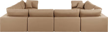 Load image into Gallery viewer, Comfy - 8 Piece Faux Leather Modular Sectional - Tan