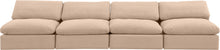Load image into Gallery viewer, Comfy - Velvet Modular Armless Sofa 4 Seats