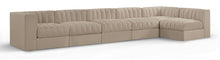 Load image into Gallery viewer, Rummi - Velvet Performance Fabric Upholstered 6 Piece Modular Sectional, L-Shaped (Right)