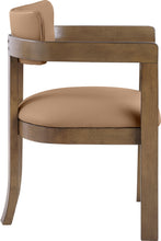 Load image into Gallery viewer, Lavrin - Vegan Leather Upholstered Dining Arm Chair (Set of 2) - Walnut Base