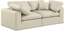 Load image into Gallery viewer, Comfy - Faux Leather Modular Sofa 2 Seats