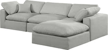 Load image into Gallery viewer, Comfy - 4 Piece Linen Fabric Modular Sectional With Chaise