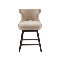 Load image into Gallery viewer, 360 Degree Swivel Counter Stool With Silver Detailing