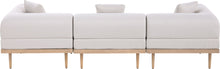 Load image into Gallery viewer, Laguna - 3 Piece Resilient Water Resistant Fabric 106.5" Upholstered Outdoor Patio Modular Sofa