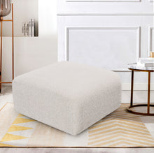 Load image into Gallery viewer, Arc - Boucle Fabric Ottoman