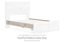Load image into Gallery viewer, Lawroy - Twin/Full Platform Rails - Light Natural