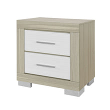 Load image into Gallery viewer, Elsa - 2 Toned Nightstand With Bar Handle And Spacious Drawers