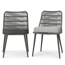 Load image into Gallery viewer, Beachside - Outdoor Dining Chair (Set of 2) - Gray