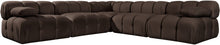 Load image into Gallery viewer, Orin - Velvet Fabric 5 Piece Modular Sectional