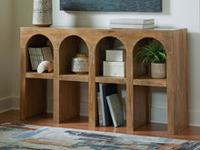Load image into Gallery viewer, Luzmanacy - Console Sofa Table - Natural Brown