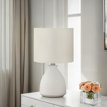 Load image into Gallery viewer, Lighting, Modern Table Lamp - Cream