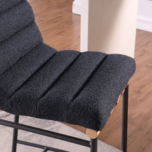 Load image into Gallery viewer, Lahni - 17" Boucle Fabric Counter Height Chair