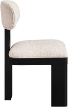 Load image into Gallery viewer, Timbra - Linen Textured Fabric Upholstered Dining Chair (Set of 2) - Black Base