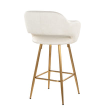 Load image into Gallery viewer, Margarite - Contemporary Fixed Height Counter Stool With Footrest (Set of 2) With Square