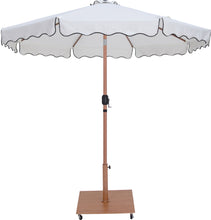 Load image into Gallery viewer, Amalfi - Aluminum Patio Umbrella - Light Brown Base / Light Brown Pole