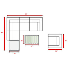 Load image into Gallery viewer, Stylish Entertainment Sectional Set, Outdoor Living