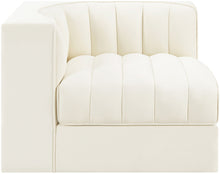 Load image into Gallery viewer, Rummi - Velvet Performance Fabric Upholstered Modular Corner Chair