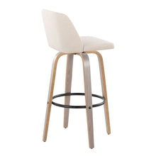 Load image into Gallery viewer, Toriano - Contemporary Fixed Height Barstool With Swivel With Round Footrest Comfort And Style (Set of 2)