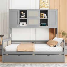 Load image into Gallery viewer, Daybed And All In One Cabinet And Shelf