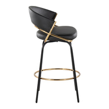 Load image into Gallery viewer, Jie - Fixed Height Contemporary Counter Stool With Swivel Round Footrest (Set of 2)