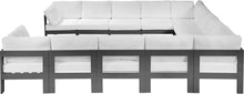 Load image into Gallery viewer, Nizuc - Outdoor Patio 12 Piece Modular Sectional With Gray Frame