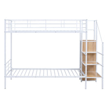 Load image into Gallery viewer, Bunk Bed With Lateral Storage Ladder And Wardrobe