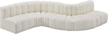 Load image into Gallery viewer, Arc - Faux Leather 6 Piece Curved Modular Sofa