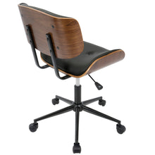 Load image into Gallery viewer, Lombardi - Mid Century Modern Adjustable Office Chair With Swivel