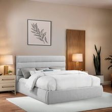 Load image into Gallery viewer, Adam - Linen Fabric Bed With 52" Headboard