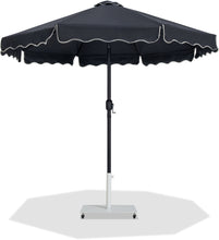 Load image into Gallery viewer, Amalfi - Aluminum Patio Umbrella - White Base / Black Pole