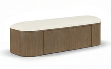 Load image into Gallery viewer, Velden - Upholstered Storage Bench With Stained Brown Base