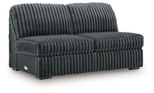 Load image into Gallery viewer, Midnight-Madness - Armless Loveseat - Gunmetal