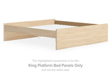 Load image into Gallery viewer, Onita - King Platform Bed Panels - Natural
