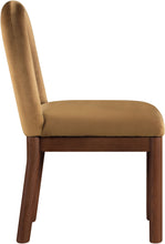Load image into Gallery viewer, Conrad - Velvet Dining Chair With Brown Legs