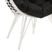 Load image into Gallery viewer, Galzed - Patio Lounge Chair - Black / White