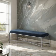 Load image into Gallery viewer, Valley - Bench With Silver Frame