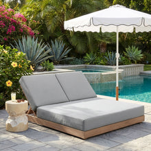 Load image into Gallery viewer, Solace - Olefin Performance Fabric Outdoor Patio Double Lounge Chair
