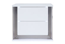 Load image into Gallery viewer, Ylime - Nightstand With LED - Smooth White