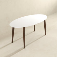 Load image into Gallery viewer, Ada - Oval Dining Table And 4 Side Chairs - White