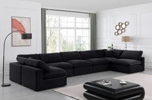 Load image into Gallery viewer, Comfy - 7 Piece Velvet Modular Armless Sectional