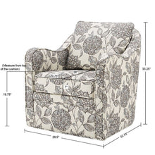 Load image into Gallery viewer, Wide Seat Arm Chair With 360 Degree Rotation