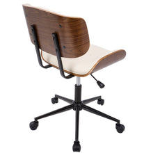 Load image into Gallery viewer, Lombardi - Mid Century Modern Adjustable Office Chair With Swivel