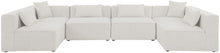 Load image into Gallery viewer, Cube - Linen 6 Piece Modular Armless Sectional