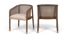 Load image into Gallery viewer, Sylvan - Vegan Leather Dining Chair (Set of 2) - Brown Frame
