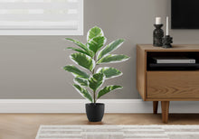 Load image into Gallery viewer, 27" Tall, Artificial Plant, Rubber, Indoor, Faux, Fake, Table, Greenery, Potted, Real Touch, Decorative - Green / Black