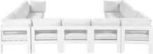 Load image into Gallery viewer, Nizuc - Outdoor Patio 11 Piece Modular Sectional With White Frame