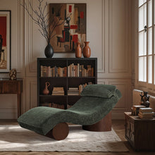 Load image into Gallery viewer, Marcella - Chaise Lounge - Walnut Base